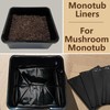 Adnee 12 Pcs Mushroom Monotub Liners-9.5" x 9.5" x 4"