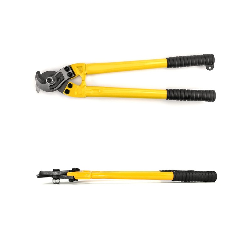 QWORK Hardened Cable Cutter, 18" Heavy Duty Stainless Steel Wire