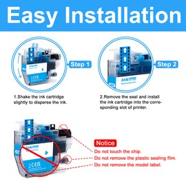 LCL LC401 LC-401 Black Ink Cartridge Replacement for Brother LC401BK LC-401BK Replacement for Brother MFC-J1010DW MFC-J1012DW MFC-J1170DW Printer (1-Pack)