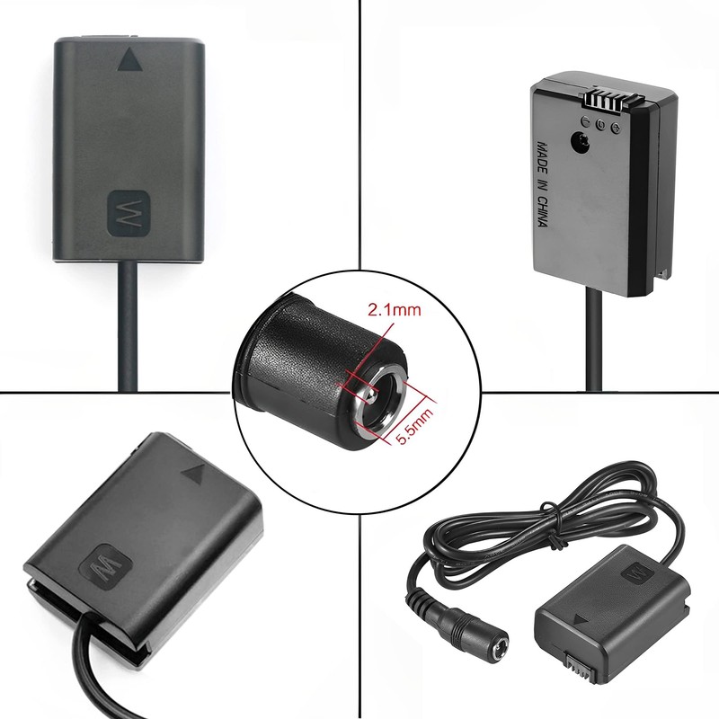 Camulti AC-PW20 AC Power Supply Adapter for Sony Camera Camcorder,NP-FW50