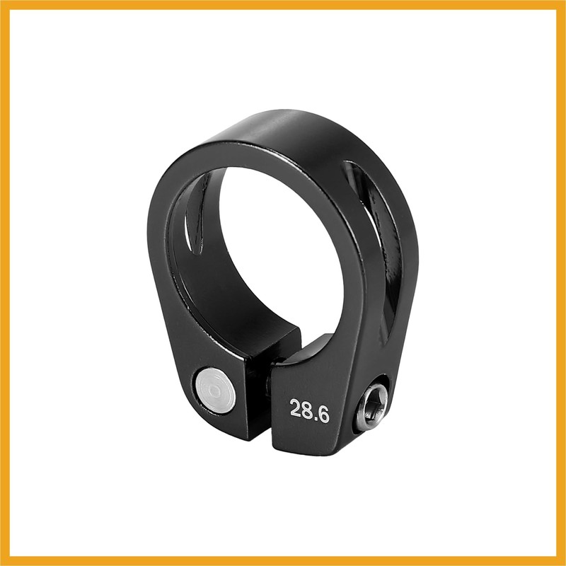Partuto 28.6mm Aluminium Alloy Bicycle Seat Post Clamp Seat Post