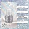 Roll-on Body Glitter Gel (Grey)