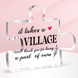 Thank you Gift,It Takes A Village Thank You For Being A Part Of Us,Office Inspirational Gifts For Women And Man,Appreciation Gifts for Women Teacher Colleague