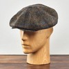 Sterkowski Peaky Style Cap | 100% Harris Tweed Newsboy Cap