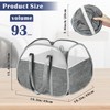 BOSNONA 2 Pack Large Collapsible Laundry Baskets 93L Pop Up
