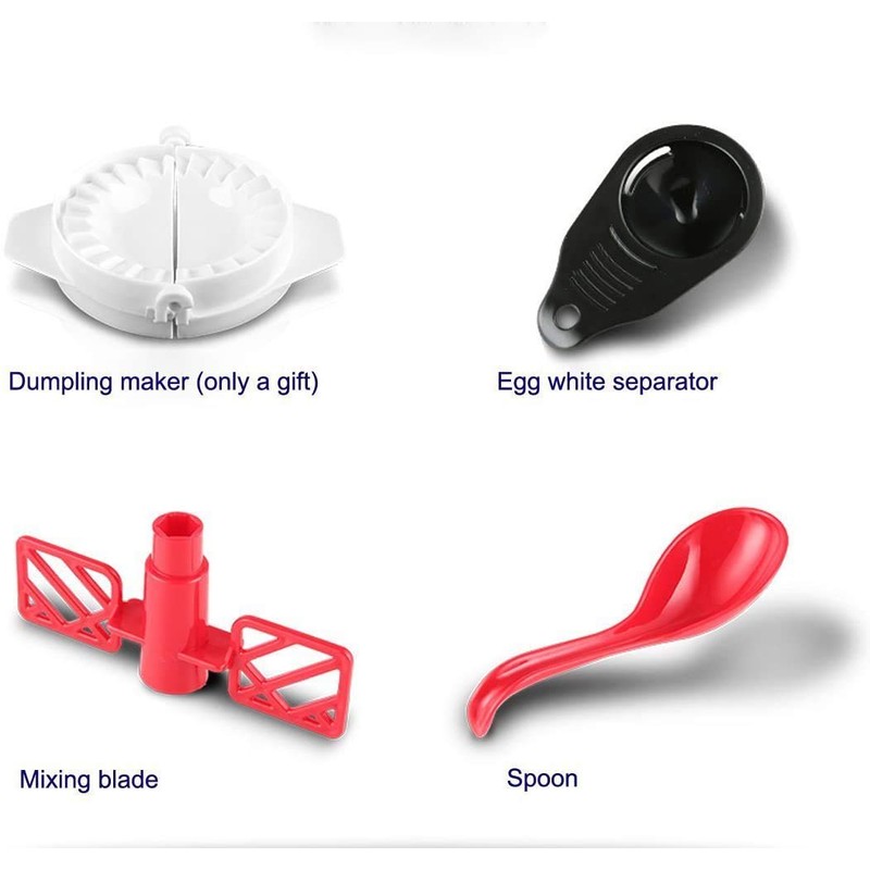 Hand crank food processor chopper for vegetables fruits nuts with