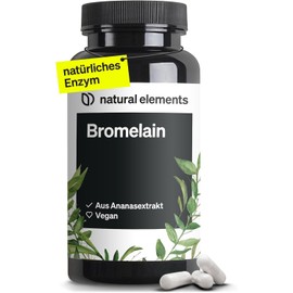 Bromelain - 400 mg (2000 F.I.P) - 90 Enteric Juice-Resistant Capsules - Natural Pineapple Extract - Laboratory Tested, High Dose and Produced in Germany
