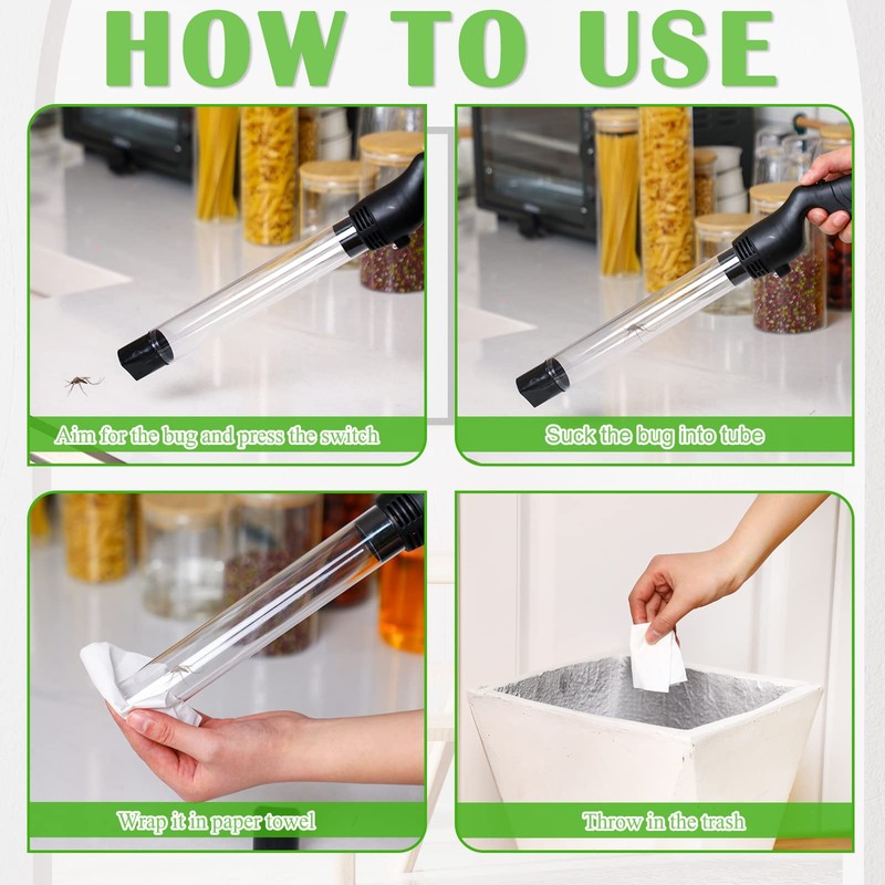 Qualirey 1 Pack Bug Vacuum for Adults Bug Vacuum Catcher