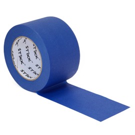 1pk 3" x 60yd STIKK Blue Painters Tape 14 Day Easy Removal Trim Edge Finishing Masking Tape (2.82 in 72MM)