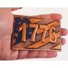 Unbranded 1776 Antique Copper Belt buckle