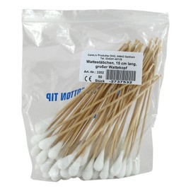 Cotton Buds with Cotton Head 15 cm Medium Pack of 100