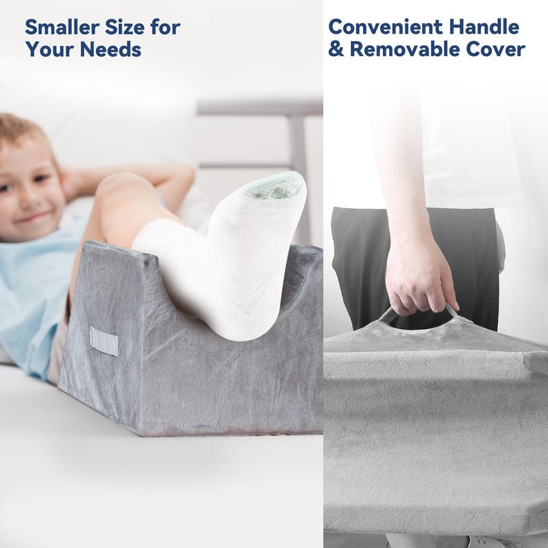 Leg Elevation Pillows Small Size for Petite Individual After Surgery,