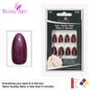 Bling Art Almond False Nails Fake Stiletto Gel Glitter Glossy