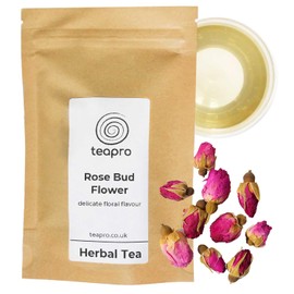 Rose Tea 100g - Dried Rosebud Loose Leaf Herbal Tea - Rose Bud Culinairy Edible Flower