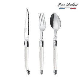Jean Dubost Laguiole Cutlery Dinner Set 3P White / 장듀보 라귀올 커트러리 디너세트 3P 화이트