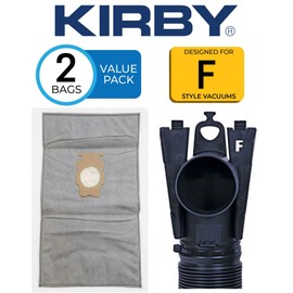 Kirby Vacuum System Filter Bags with Charcoal Odor Control 2 Pack Part 202816 (1)