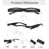 OKH 200% Bright LED Readers glasses lighted led magnifying eyewear