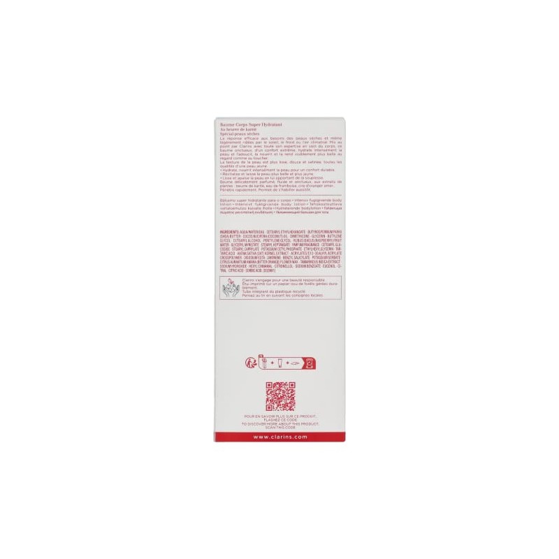 Clarins Moisture Rich Body Lotion with Shea Butter for Unisex