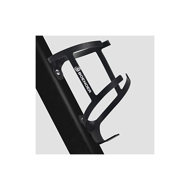 Bynccea Bicycle Bottle Holder Black Aluminium Bottle Holder for Bicycles