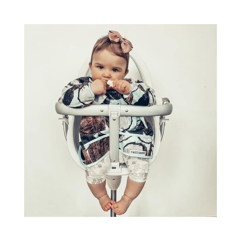 Baby Bib with Long Sleeves, multicoloured