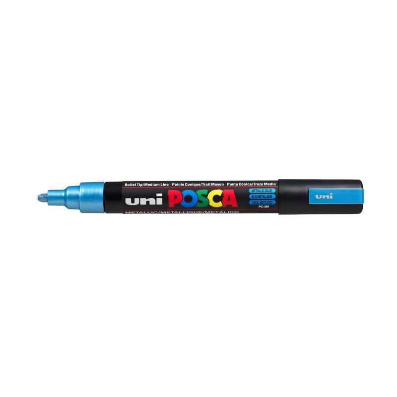 Posca PC5M/8METAL09 Marker Pens Box of 8 Assorted Colours