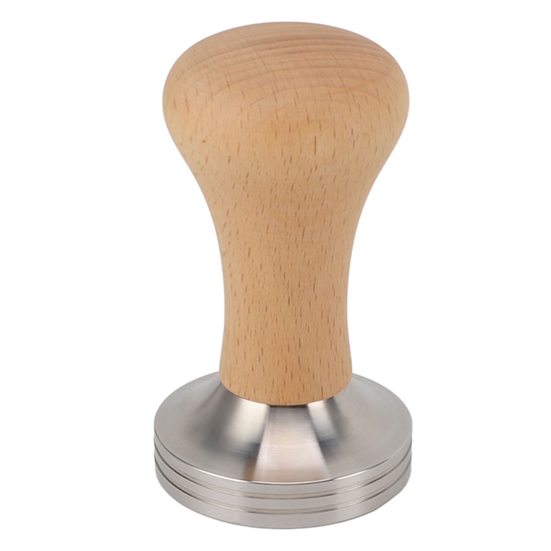 Coffee Tamper with Wooden Handle Easy To Operate Outstanding Extraction