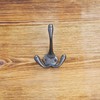 EAI Cast Iron Triple Coat Hook 1883 Antique Coat and