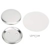 Badge Making Parts, 100 Sets 56mm/2.2inch Blank Badge Pin Button