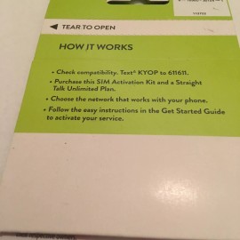 Straight Talk Two Of Bring Your Own Phone To Straight Talk Nano SIM Cards Activation Kit