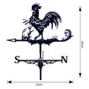 Weathervane - Robust Metal Wind Vane for Weather Forecast -