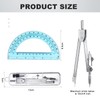 Zonon Student Protractor and Compass Set, Student Geometry Math Set,