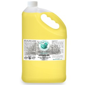 Bella Terra Oils Pure Argan Oil for Hair, Skin, and Nails – 1 gallon, Non-Greasy, Fast Absorbing, Perfect for Hair & Skin