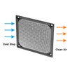 PATIKIL 120 mm Fan Filter Grille with Screws 2 Pack