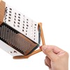 Square Grater Vegetable Slicer Stainless Steel 6 Grating Surfaces Multi