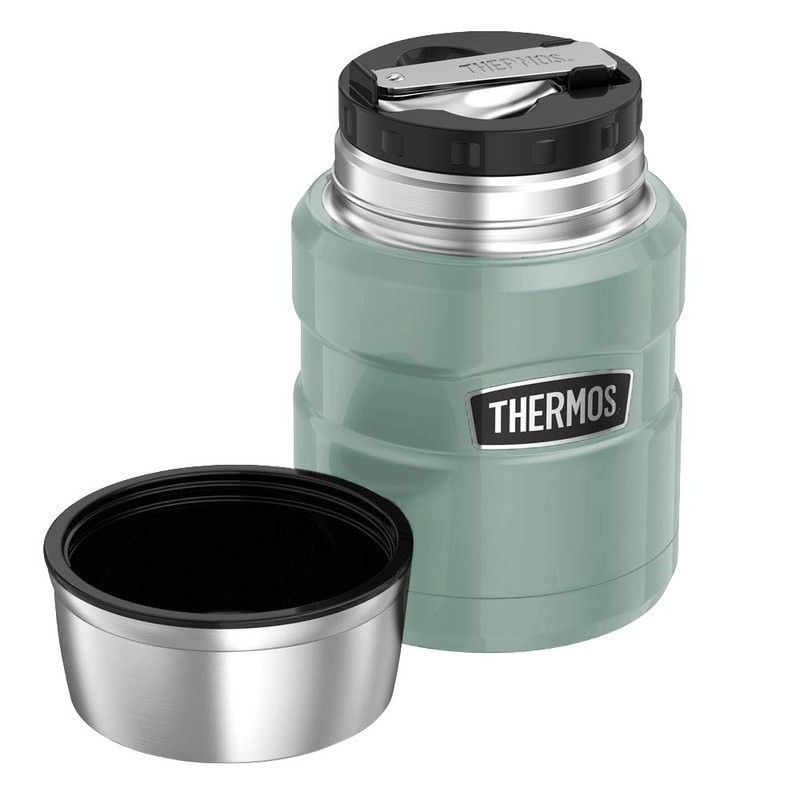 THERMOS Food Flask, Stainless Steel, Duck Egg, 470ml