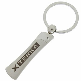 Elite Automotive Products, Inc. Blade Metal Key Chain for Nissan Xterra (Chrome)