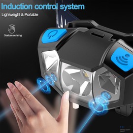 LED Headlamp Rechargeable,Sensor Induction Work Light,Super Bright Head Lamp Flashlight 1000 Lumen with White&Red Light, 5 Modes,Lightweight & Waterproof Small Light for Camping Fishing（2 Pack）