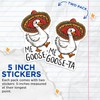 (2 Pack) Me Goose-Ta Stickers - Funny Animal Stickers -