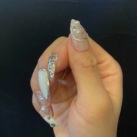 Sculpture Nail Tips - Lipstick / 조각 네일팁 - 립스틱