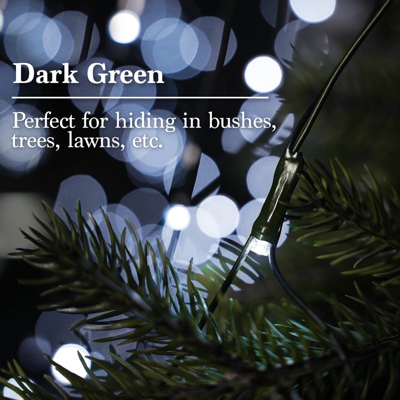 JMEXSUSS 360 LED Net Christmas Lights Outdoor Waterproof, Connectable 12ft