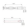 partCore Goldkontakt Verbinder Stecker Buchse 2.0 mm 2 Paar