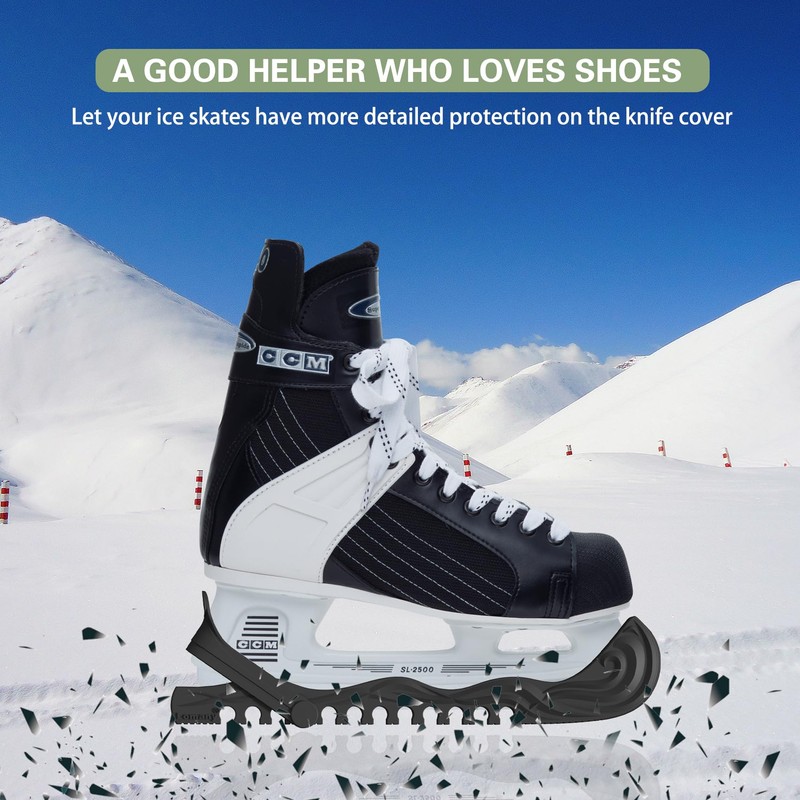 Noewmu Skate Guards Hockey, Ice Skate Blade Covers Skate Blade