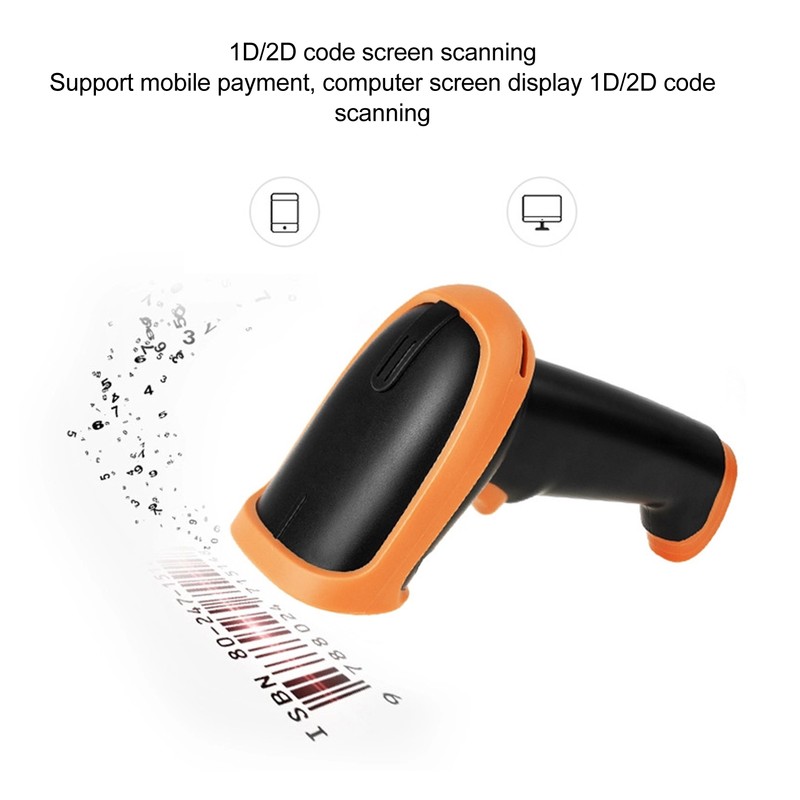 S8 1D 2D Wireless Barcode Scanner Quickly Accurately Handheld Bar
