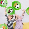 Soccer Party Favors Set with Tattoos and Balloons
