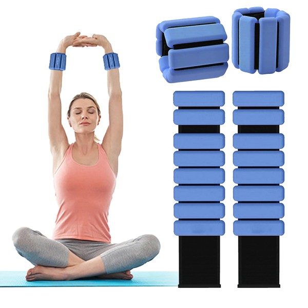 2 PCS Polainas Para Tobillos y Muñecas,Pesas para muñecas y