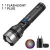 Rechargeable LED Flashlight for Emergency Use – Zoomable Multi-Mode Torch