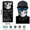 8 Pack Neck Gaiter Skull Motorcycle Face Mask for Men
