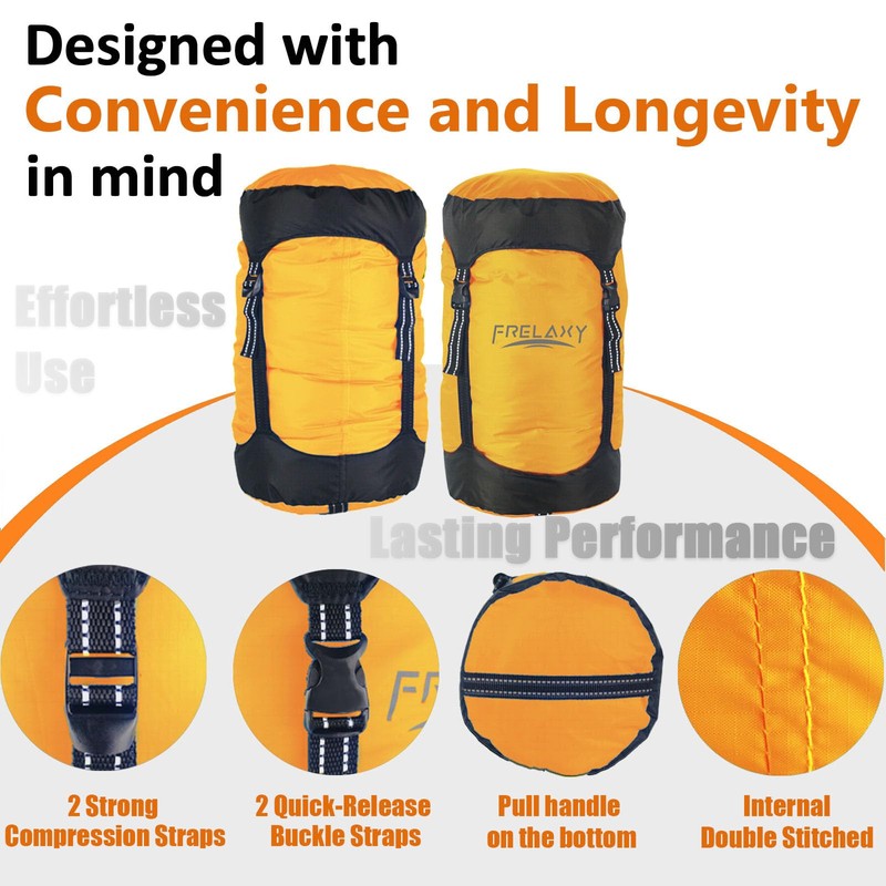 Frelaxy Compression Sack, 40% More Storage! 11L/18L/30L/45L/52L Compression Stuff Sack,