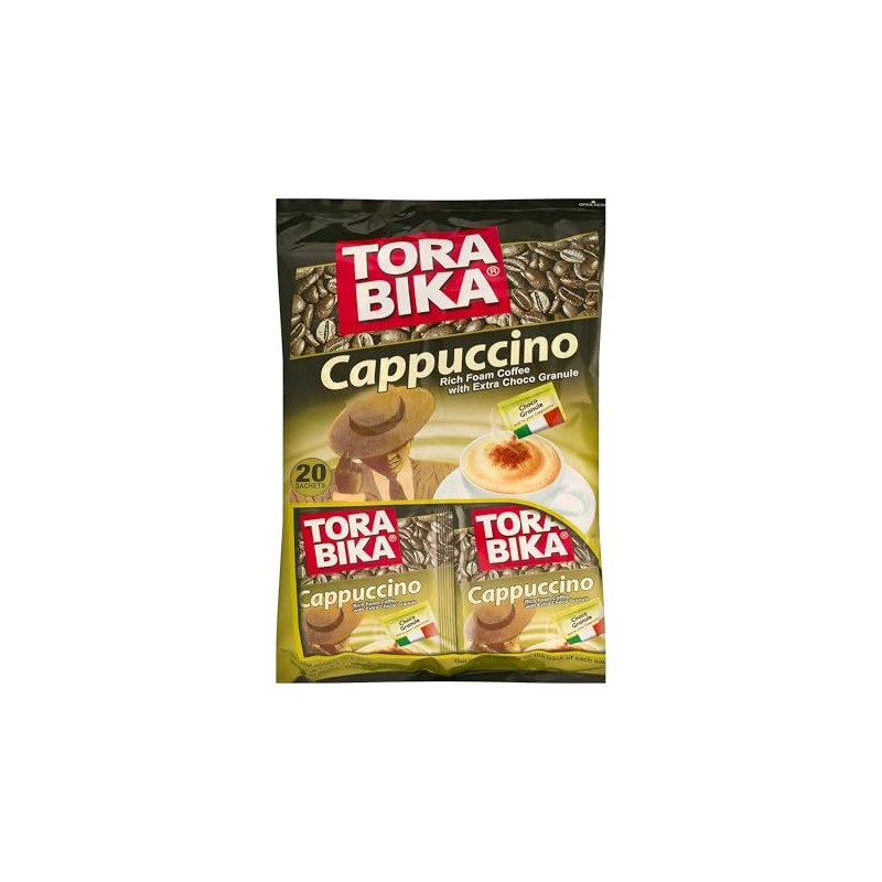 Torabika Cappuccino Instant Coffee 20-ct, 500 Gram