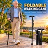 Foldable Walking Cane for Everyday Mobility – 5-Level Adjustable Lightweight